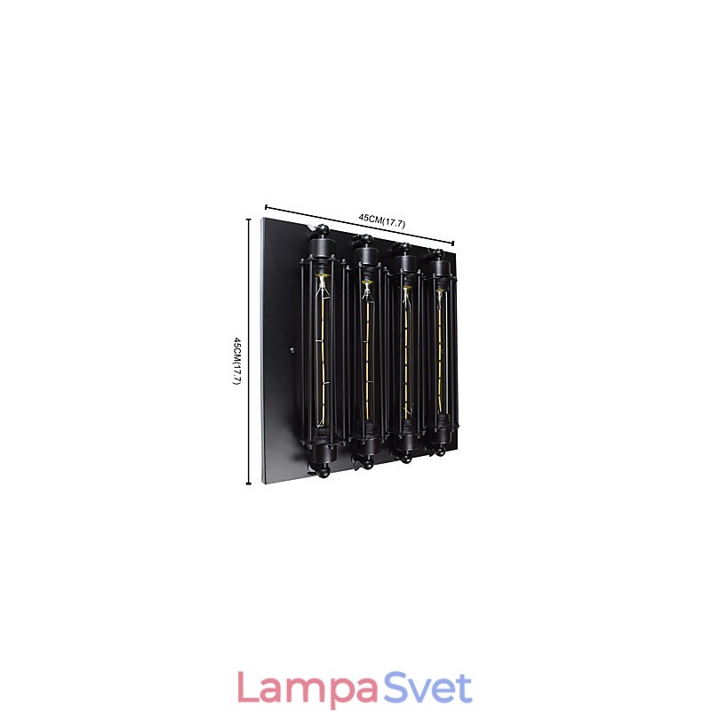 Nástenné svietidlo Nástenné svietidlo Nástenná železná nástenná lampa 4 v jednej nástennej lampe