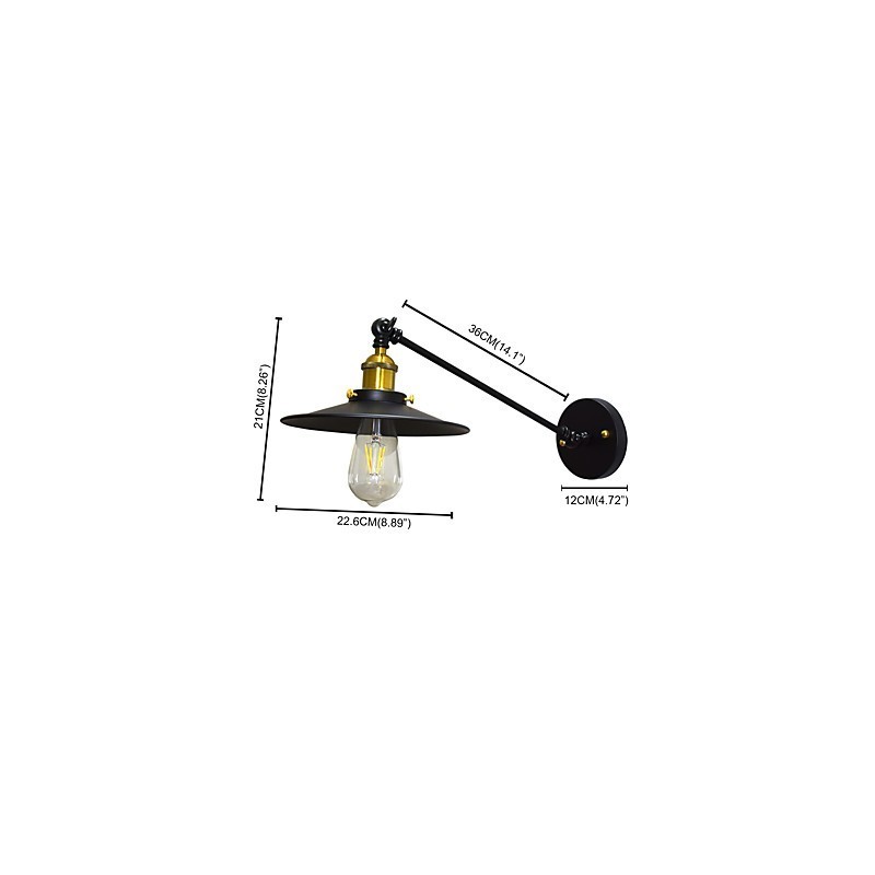Buzz Wall Iron Wall Lamp Dumb Black Lightsaber Lamp On Wall
