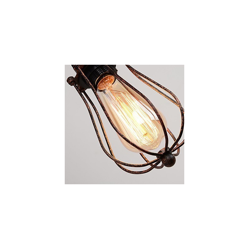 Priemyselná retro železná nástenná lampa Creative Personality Lift Kladka