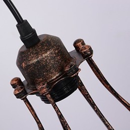 Priemyselná retro železná nástenná lampa Creative Personality Lift Kladka