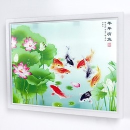 Integrovaná funkcia moderného súčasného moderného súčasného maľovania pre nástenné svietidlá s okolitým svetlom