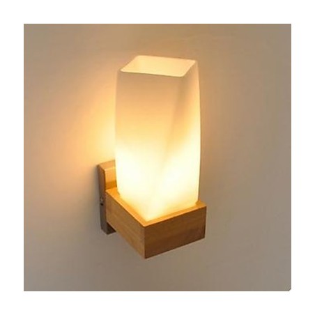 Jednoduchosť Nordic Wood Art Obývacia izba Chodba Balkón Sklo Masívne drevo Nástenná lampa Spálňa Hlava postele Jednoduchosť Nordic Wood Art Obývacia izba Chodba Balkón Sklo Masívne drevo Nástenná lampa Spálňa Hlava postele