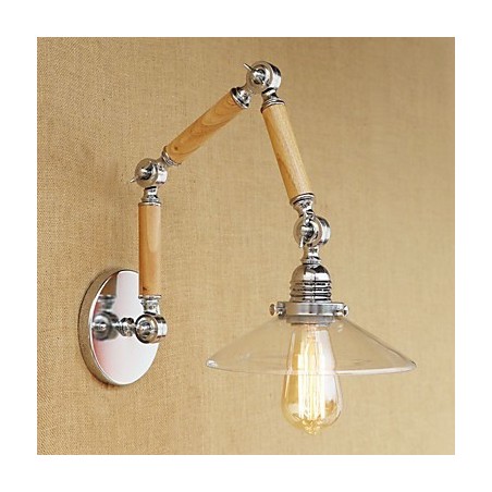 Country Retro galvanicky pokovovaná funkcia pre ochranu očí otočného ramena Svetlá s otočným ramenom