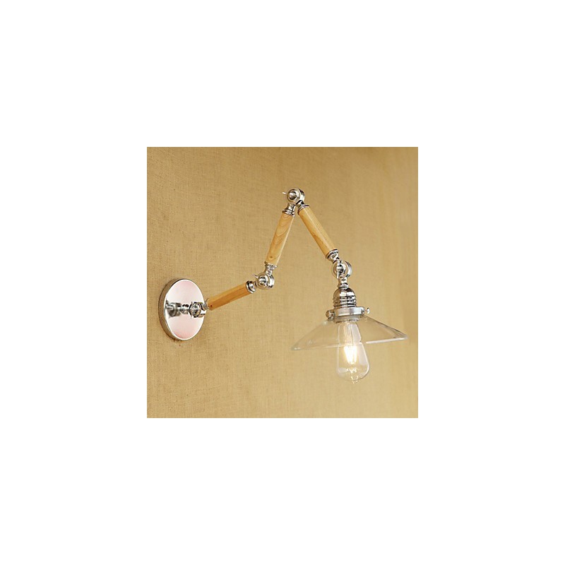 Country Retro galvanicky pokovovaná funkcia pre ochranu očí otočného ramena Svetlá s otočným ramenom