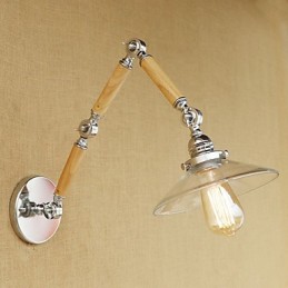 Country Retro galvanicky pokovovaná funkcia pre ochranu očí otočného ramena Svetlá s otočným ramenom