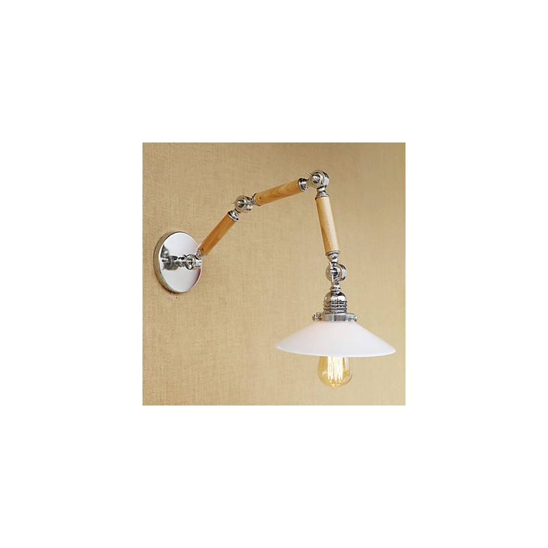 Country Retro galvanicky pokovovaná funkcia pre ochranu očí otočného ramena Svetlá s otočným ramenom