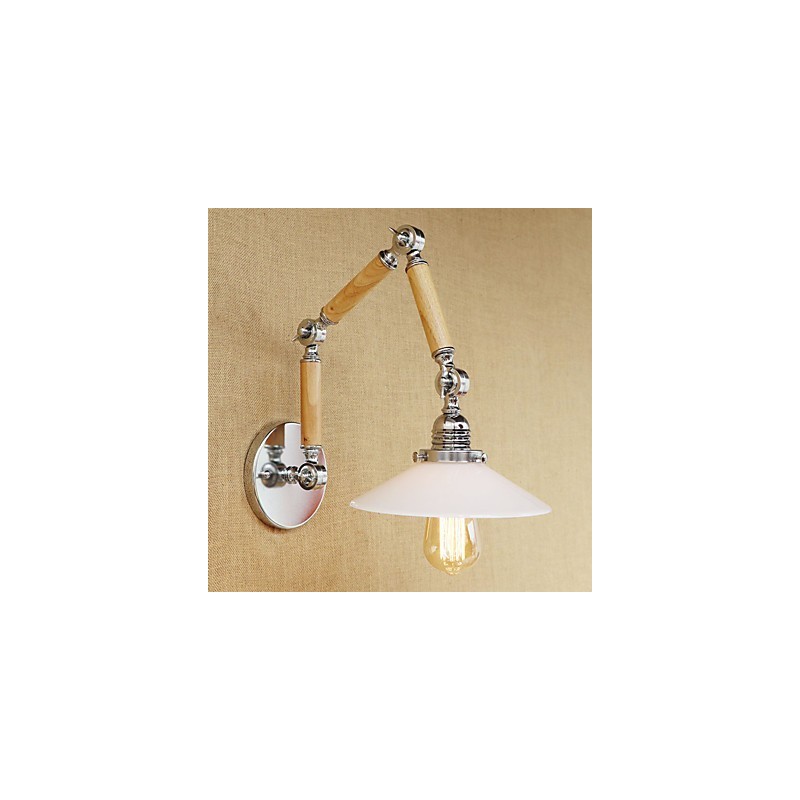 Country Retro galvanicky pokovovaná funkcia pre ochranu očí otočného ramena Svetlá s otočným ramenom