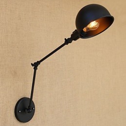 Jednoduchá vidiecka retro maľba pre miniatúrne svietidlá s hojdacím ramenom na ochranu očí