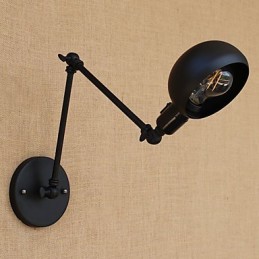 Jednoduchá vidiecka retro maľba pre miniatúrne svietidlá s hojdacím ramenom na ochranu očí