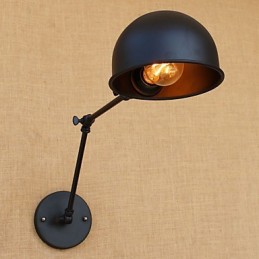 Jednoduchá vidiecka retro maľba pre miniatúrne svietidlá s hojdacím ramenom na ochranu očí