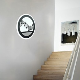 Kreatívna spálňová nočná nástenná lampa Akrylátové svetlo do vstupnej uličky Jednoduché moderné schodiskové svietidlá na balkón