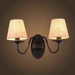 Rustic Lodge Jednoduché Vintage Maľba Funkcia Okolité svetlo Nástenné svietidlá Nástenné svietidlo