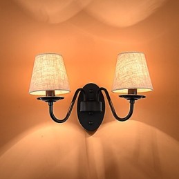 Rustic Lodge Jednoduché Vintage Maľba Funkcia Okolité svetlo Nástenné svietidlá Nástenné svietidlo