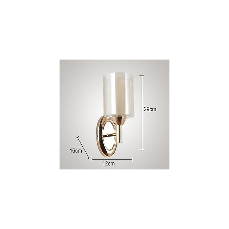 Moderné moderné galvanizované nástenné svietidlo Uplight Wall Sconces