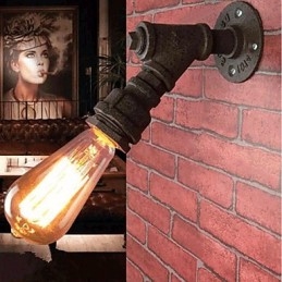 Rustic Lodge Painting Funkcia pre Arc Ambient Light Wall Sconces Wall Light