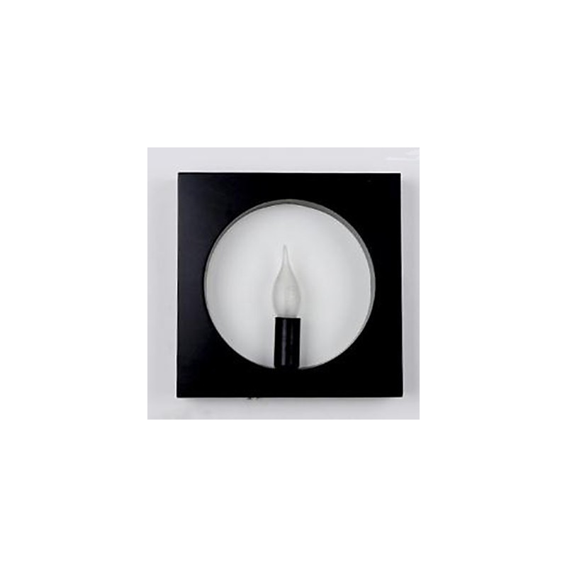 Moderné jednoduché Iron Art Nástenná lampa Kreatívna obývačka Pozadie Hala Hlava postele Štvorcový rám Dekorácie Lampy a lucerny