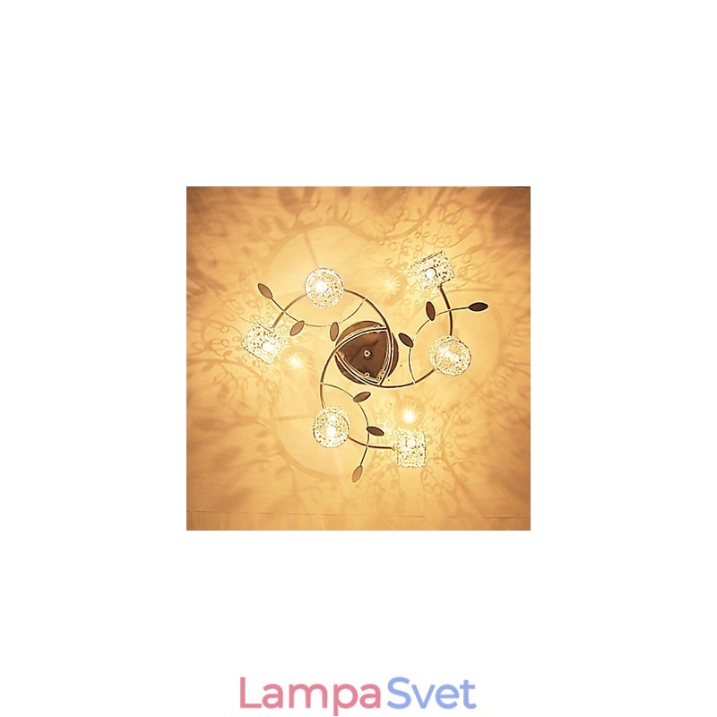 Moderný súčasný krištáľový galvanicky pokovovaný držiak