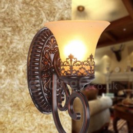Jednolôžková Light Rustic Lodge Obývacia izba Jedáleň Spálňa Kovové vnútorné nástenné svietniky