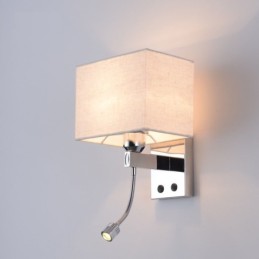 Moderná hotelová izba Čítanie Kreatívna látková chodba Balkón Nočná lampa Nástenné svietidlo