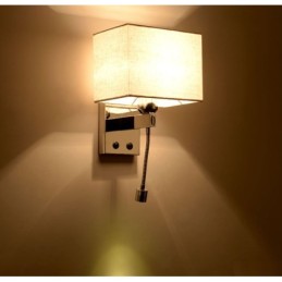 Moderná hotelová izba Čítanie Kreatívna látková chodba Balkón Nočná lampa Nástenné svietidlo
