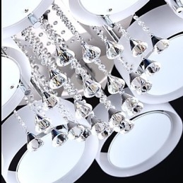 Moderný moderný chrómový kovový držiak