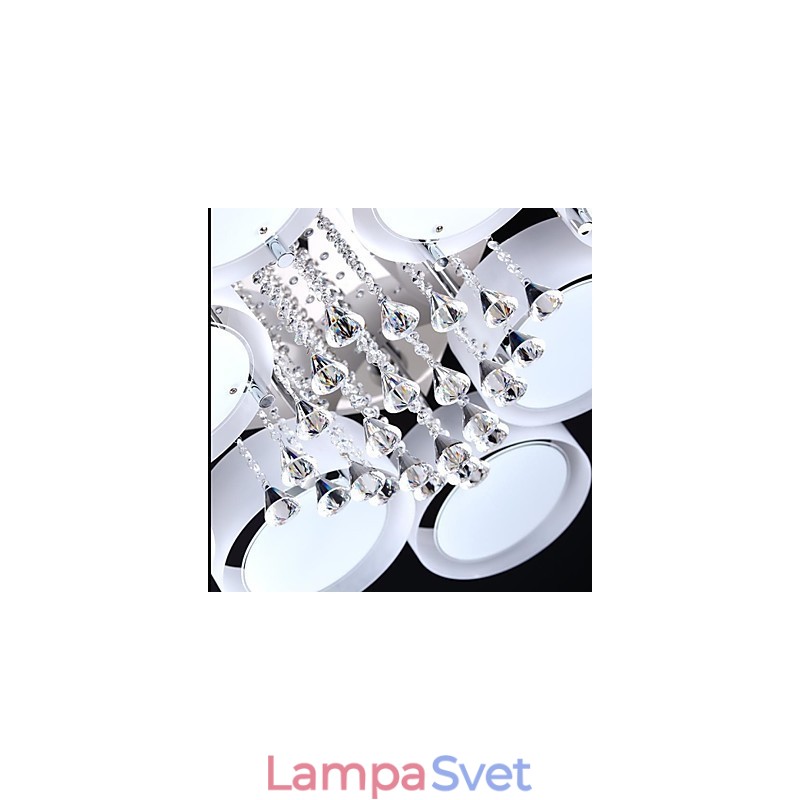 Moderný moderný chrómový kovový držiak