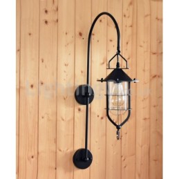 Retro dokovacia nástenná lampa Black Wharf nástenné osvetlenie Dock Sconce Reštaurácia Obývacia izba Kaviareň Bar Obchod s oblečením