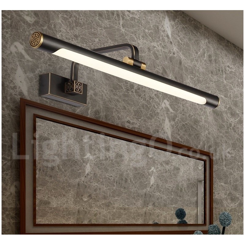 Lampa IPMirror Kúpeľňové svietidlá Nástenné svietidlá z čistej mosadze s akrylovým tienidlom Osvetlenie