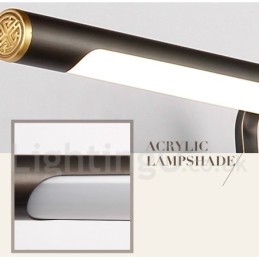 Lampa IPMirror Kúpeľňové svietidlá Nástenné svietidlá z čistej mosadze s akrylovým tienidlom Osvetlenie