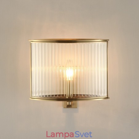 Luxusné rustikálne retro Vintage 1 nástenné svietidlo z čistej mosadze so skleneným tienidlom Luxusné rustikálne retro Vintage 1 nástenné svietidlo z čistej mosadze so skleneným tienidlom