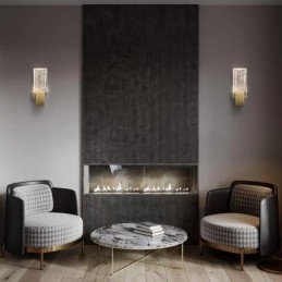 Postmoderná minimalistická obývacia izba nástenné krištáľové nástenné nástenné nástenné nástenné nástenné svietidlo American Art Bedside Spálne