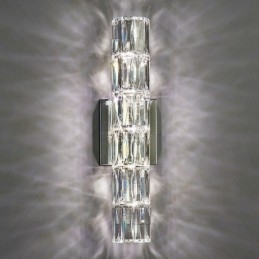 Obývacia izba Nástenná lampa Svetlo Luxusná Jednoduchá spálňa Nočná lampa Hotel Lobby Ulička Projekt Villa Nerezová oceľ Krištáľové nástenné svietniky
