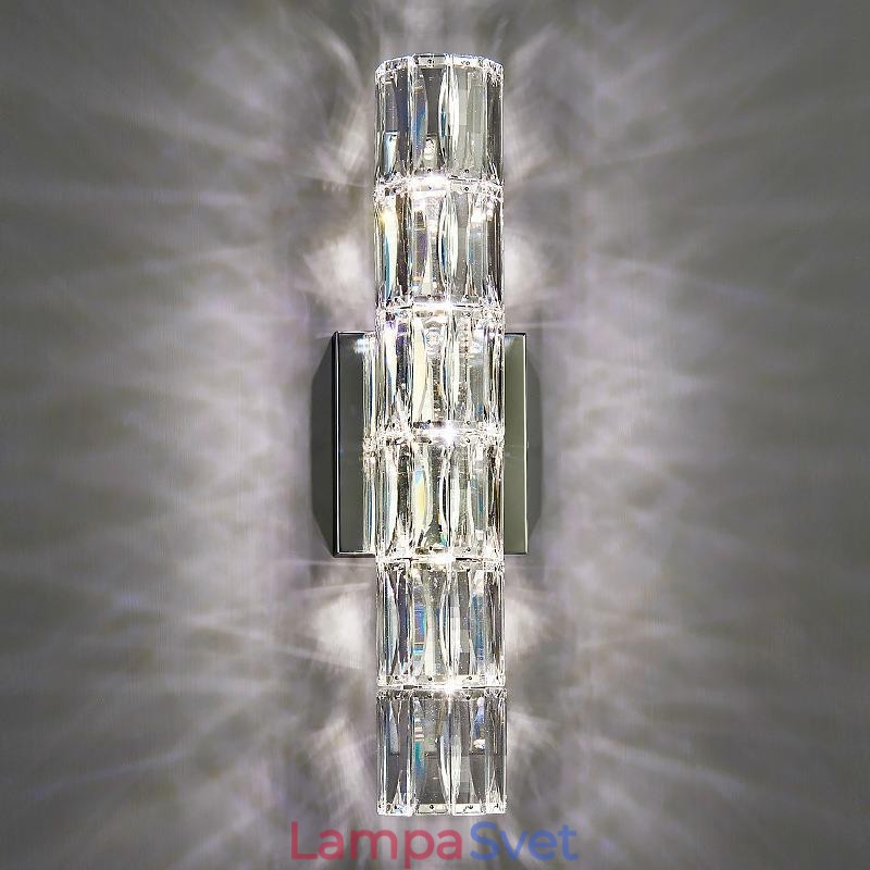 Obývacia izba Nástenná lampa Svetlo Luxusná Jednoduchá spálňa Nočná lampa Hotel Lobby Ulička Projekt Villa Nerezová oceľ Krištáľové nástenné svietniky