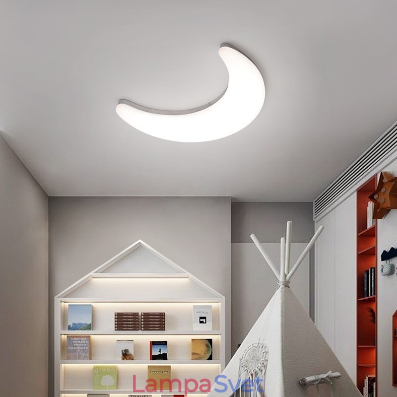 Nástenné nástenné svietidlá do detskej izby 20W Nordic Indoor Moon v tvare mesiaca