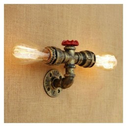 Vintage retro nástenná lampa na vodné fajky priemyselné Sconces
