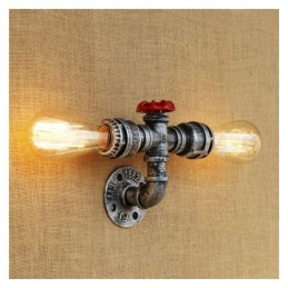 Vintage retro nástenná lampa na vodné fajky priemyselné Sconces