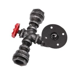 Vintage retro nástenná lampa na vodné fajky priemyselné Sconces