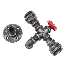 Vintage retro nástenná lampa na vodné fajky priemyselné Sconces