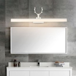 Predné svetlo z parohového zrkadla Akrylová nástenná lampa Svietidlo na líčenie do toalety