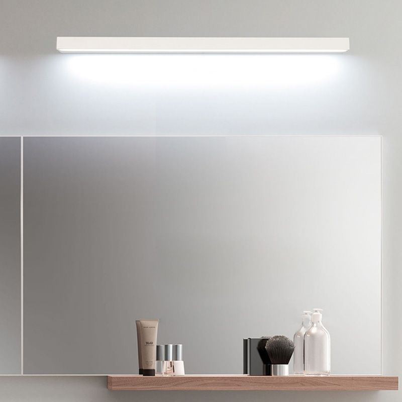 Moderné zrkadlové predné svetlo nástenná lampa akrylové osvetlenie toalety