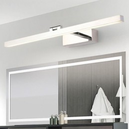 Zrkadlo v severskom štýle Predný uhol osvetlenia Nastaviteľná nástenná lampa Toaleta