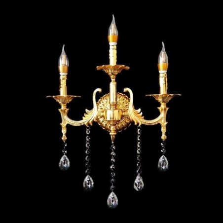 Európska nástenná lampa Luxusné nástenné nástenné svietidlo Crystal Drop Dekoračná lampa Nočné osvetlenie Európska nástenná lampa Luxusné nástenné nástenné svietidlo Crystal Drop Dekoračná lampa Nočné osvetlenie