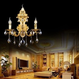 Nástenná lampa European Fashion Luxusné krištáľové nástenné svietidlo