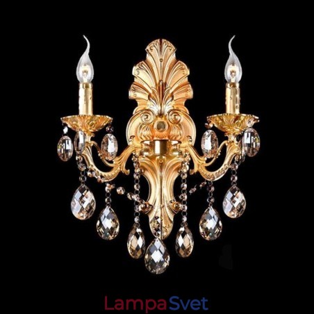 Európska nástenná lampa Golden Petal Nástenné nástenné svietidlo Vynikajúce krištáľové kvapky Light Nočné osvetlenie Európska nástenná lampa Golden Petal Nástenné nástenné svietidlo Vynikajúce krištáľové kvapky Light Nočné osvetlenie