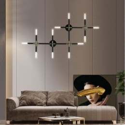Nástenné svietidlo Teplé biele kreatívne nástenné svietidlo DIY kombinovaná lampa