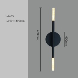 Nástenné svietidlo Moderné minimalistické teplé biele kreatívne nástenné svietidlo