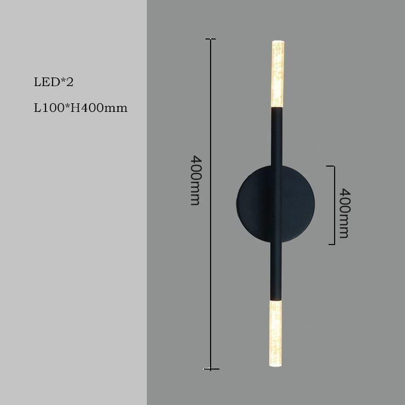 Nástenné svietidlo Moderné minimalistické teplé biele kreatívne nástenné svietidlo