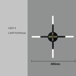 Nástenné svietidlo Moderné minimalistické teplé biele kreatívne nástenné svietidlo