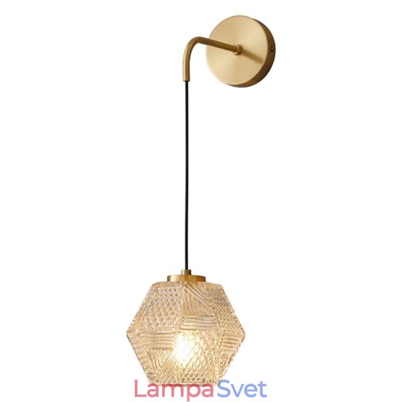 Moderné nástenné svietidlo kreatívne sklenené nástenné svietidlo