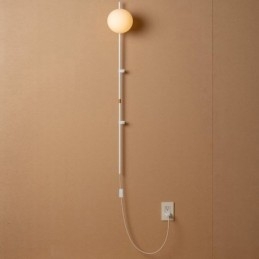 Nástenné nástenné svietidlo Globe Mid Century Magic Bean Nástenná lampa so zástrčkou